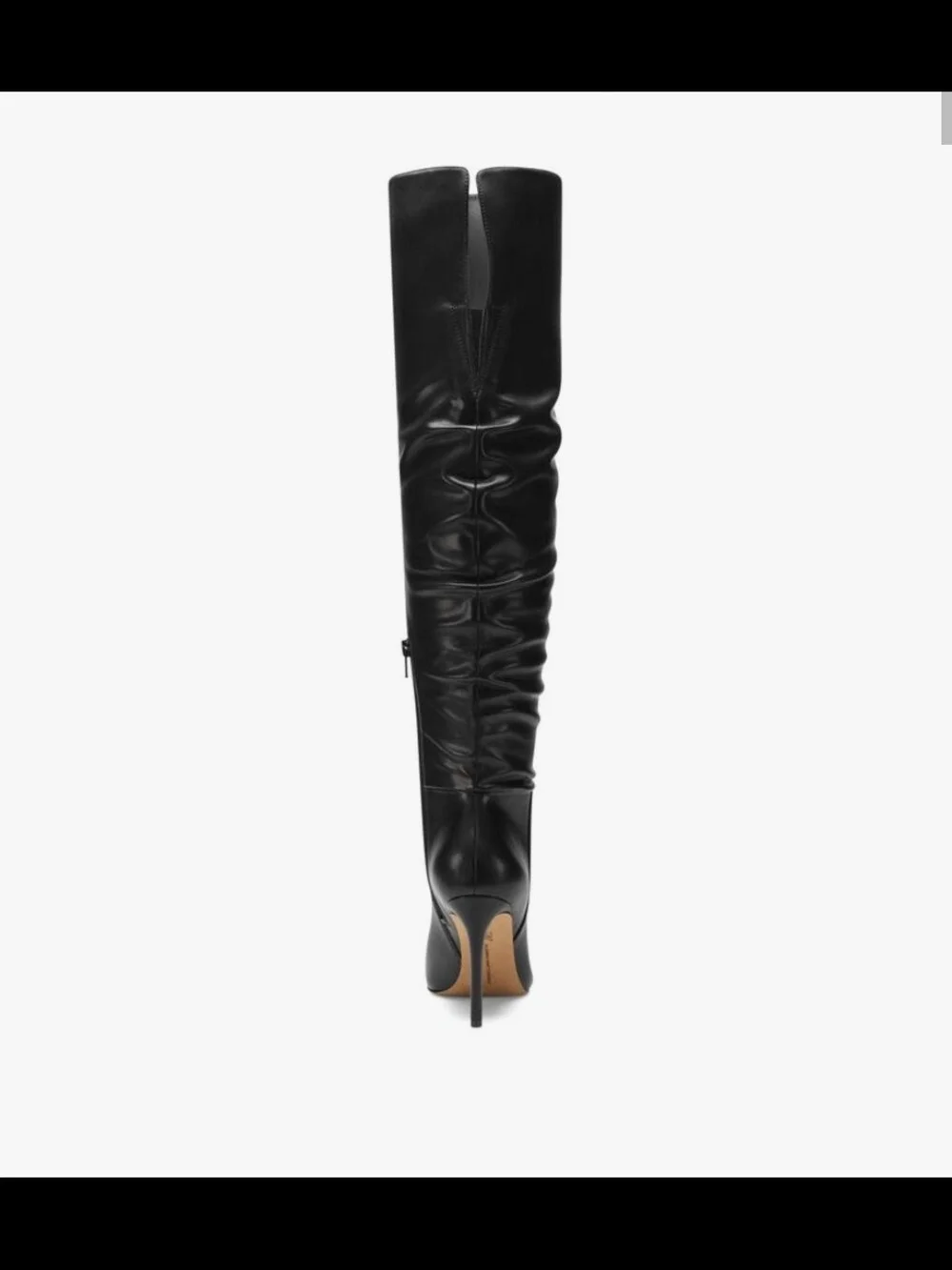 Black Over the  Knee Stiletto Boots